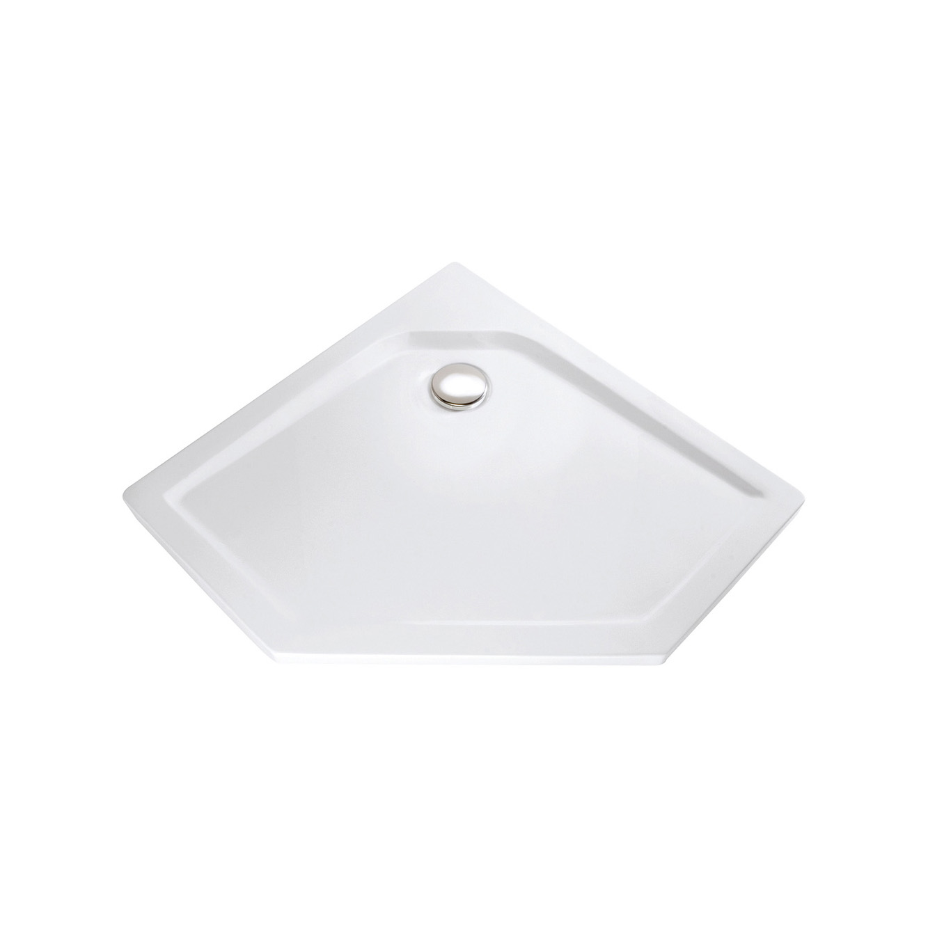 Pentagonal extra-plat avec évacuation ponctuelle